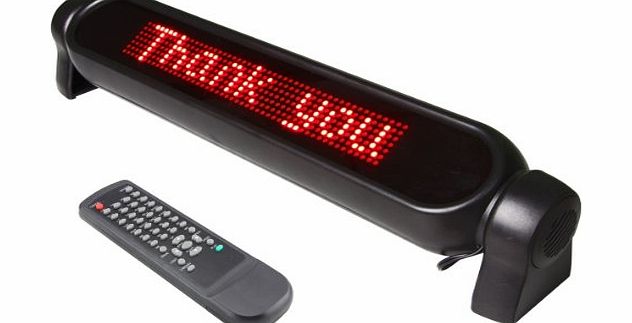 discoball 12V Digital Car LED light Message Moving Scrolling Sign Display [Electronics]